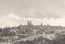 ILLE-ET-VILAINE. Rennes 1835 old antique vintage print picture