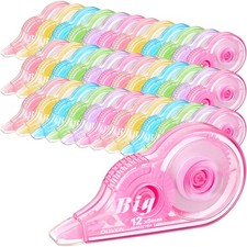 36 Pcs Correction Tape, Colorful Original Correction Tape White Wide Tape Wip...