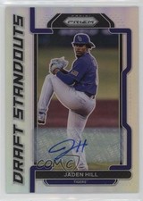 2021 Panini Prizm Draft Picks Standouts Silver Jaden Hill #DS-JH Auto 17di
