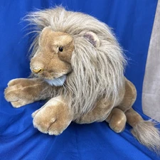 Folktails Folkmanis LION Hand Puppet Large Plush 30” w/Tail Furry Mane
