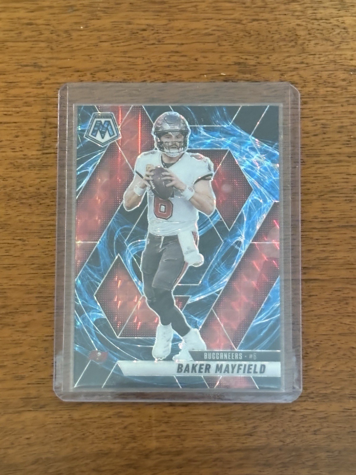 2025 Mosaic Football Baker Mayfield #82 Genesis Case Hit