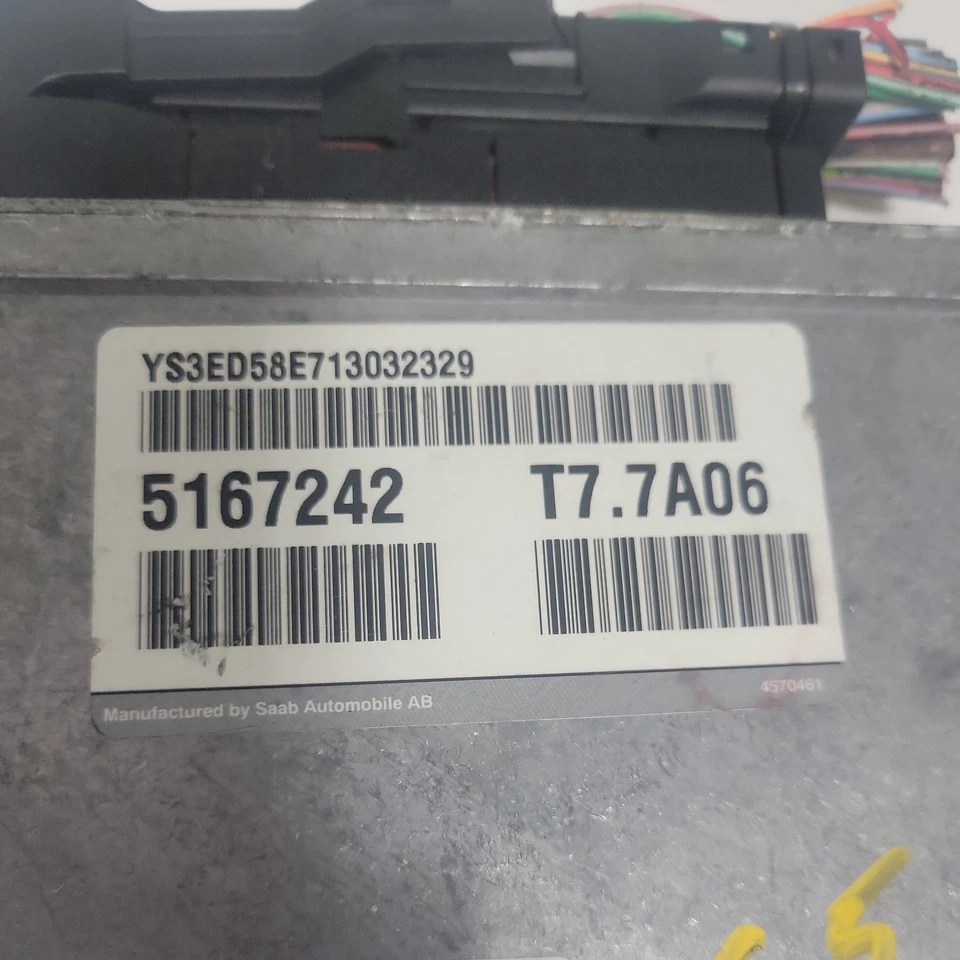 Unidad de módulo de motor ECU 5167242 5380076 SAAB con enchufe OE Foto 2 de 4