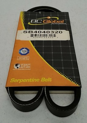 BC Global SB4040320 Serpentine Belt   4-Rib Heavy-Duty Drive Belt 4PK0815