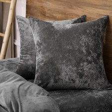 Truly Velvet Euro Sham, 26"x 26",No Insert, 2 Pack Color Gradient Euro Throw