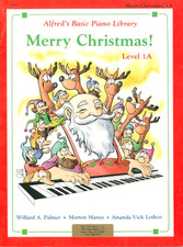 Alfred Merry Christmas Piano Solo Book 1A 1982 Palmer Manus Optional Duet Part