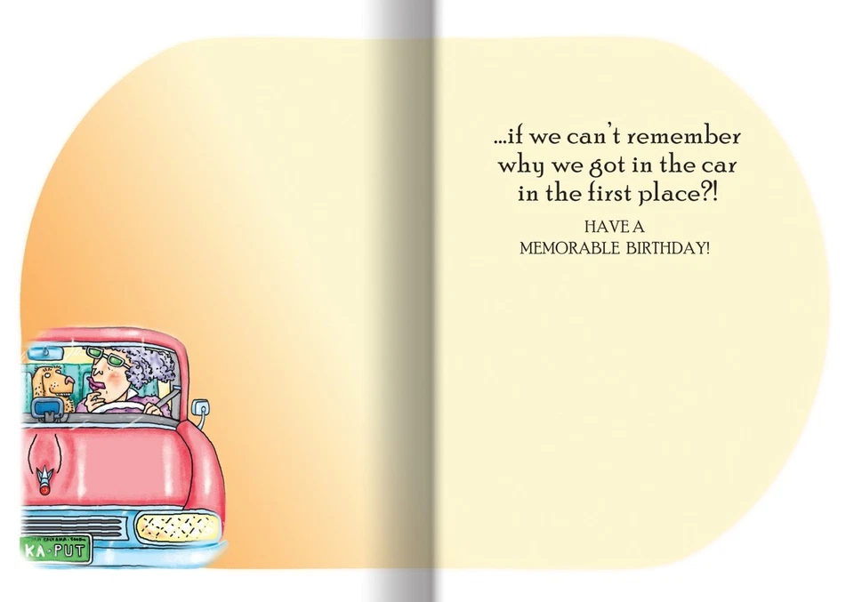 Humor Funny Gps Birthday Card - Him Her Friend Oatmeal Studios - Image 2 of 2