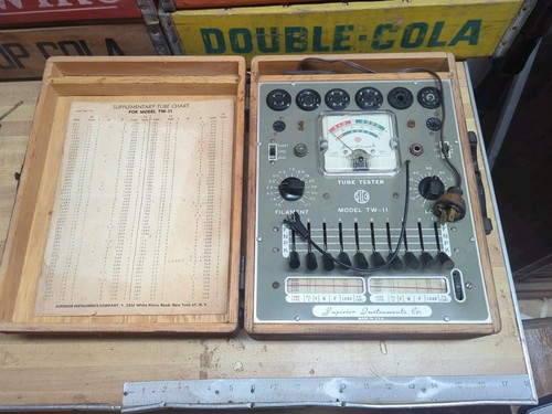 Vintage Superior Instruments Tube Tester Model TW-11