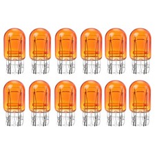 Amber 7443 Bulb 12 Pack Long Life for Trucks