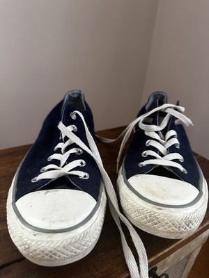 Converse  09 Chuck Taylor Sz: M7 /W9 All Star OX Navy Blue Low Top. Lace Up Y2K