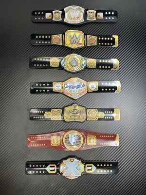 WWE Championship Title Slap Band Series 1 , 7 Belts Total Plus