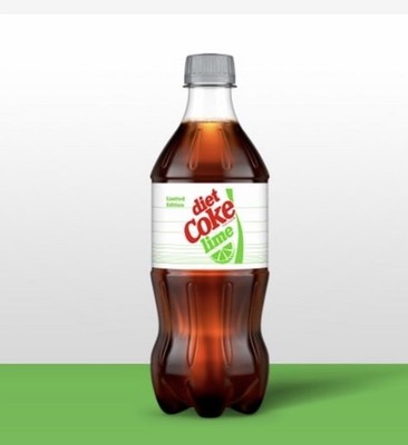 NEW Diet Coke Lime Soda Limited Edition 20 fl oz Bottle RETRO 90s THROW BACK
