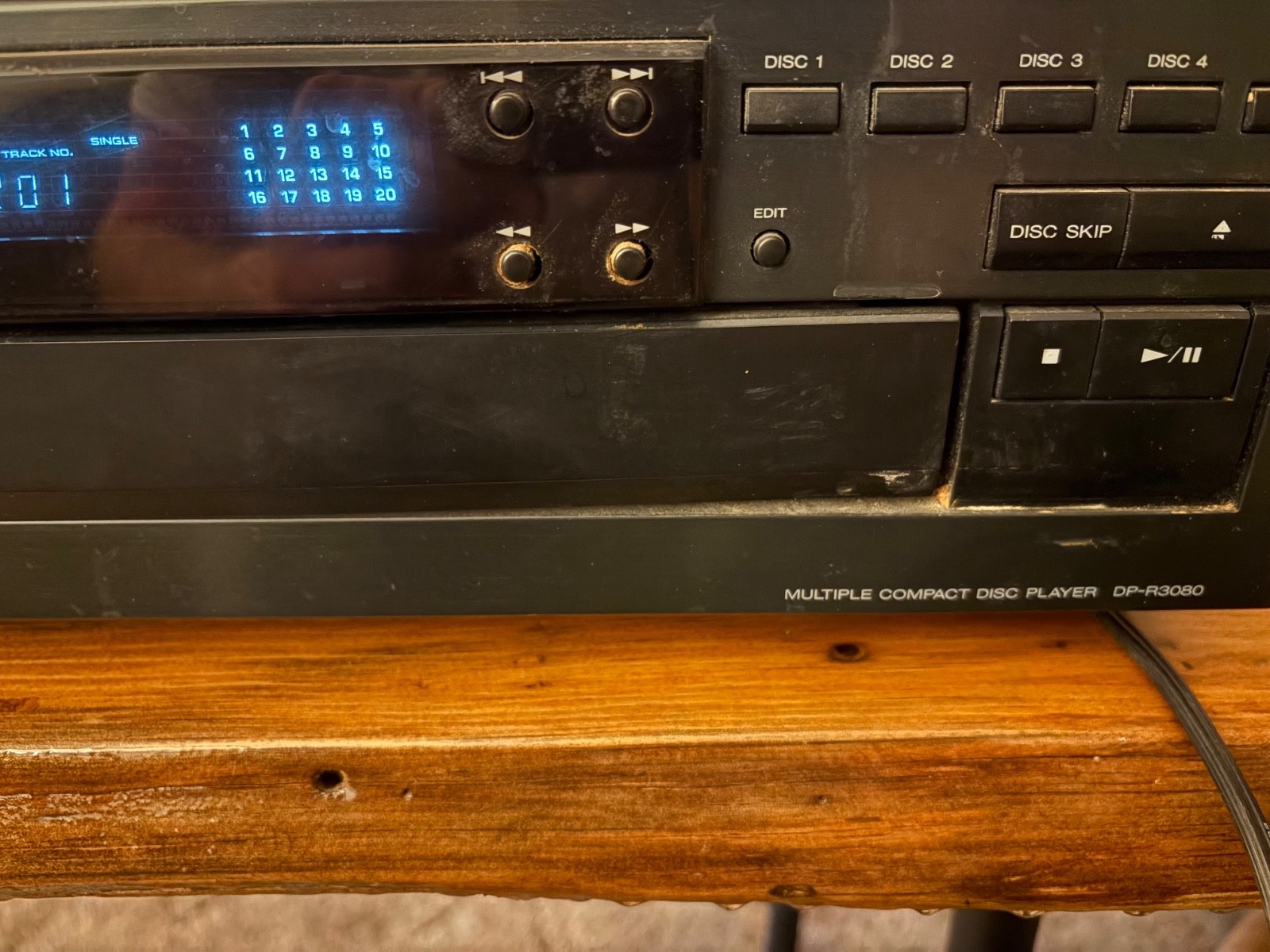 KENWOOD DP-R3080 5-Disc CD Player Compact Disc Stereo Home TESTED Free Shipping