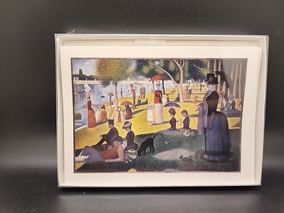 Georges Seurat Pack of 10 Notecards w/ envelopes 1 image ''Sunday Afternoon'' AIC