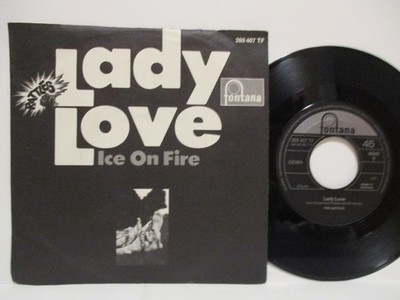 THE RATTLES 7'' :  Lady Love / Ice On Fire = rare 1969