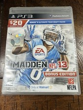 SEALED Madden NFL 13 Bonus Edition for PS3 PlayStation 3 Walmart Exclusive