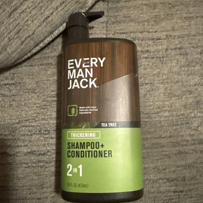 2 In 1 Shampoo + Conditioner, Thickening, Tea Tree, 16 fl oz (473 ml)