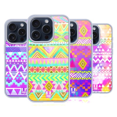 HEAD CASE DESIGNS COLOUR TRIBAL GEL CASE COMPATIBLE WITH APPLE iPHONE/MAGSAFE