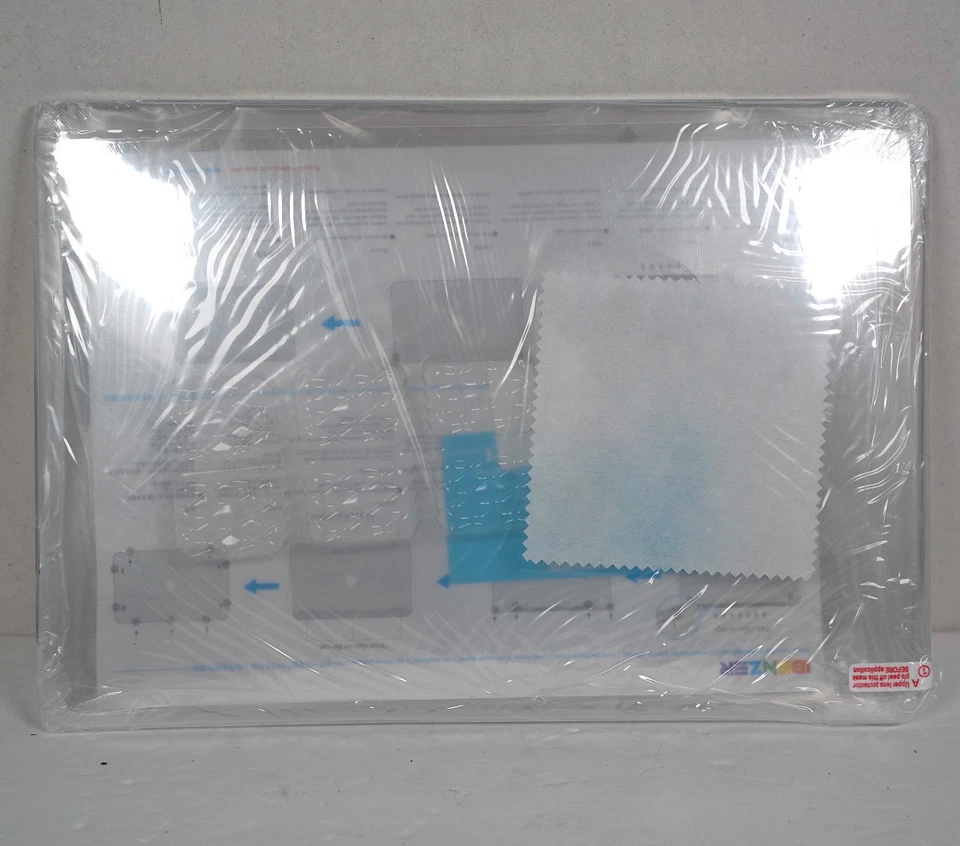 Funda de piel suave Ibenzer para portátiles MacBook Air 13" cristalina Foto 3 de 4