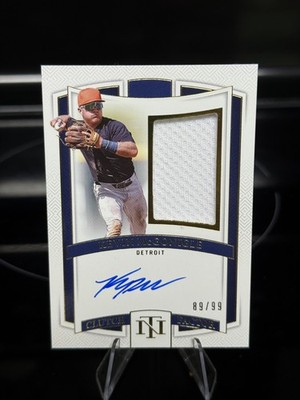 2025 National Treasures Kevin McGonigle Rookie Auto Jersey Limited /99 