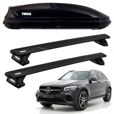 Thule Roof Rack Bars & 450L Top Box Cargo, Mercedes GLC SUV 2023+ onwards