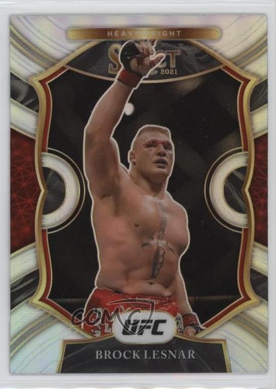 2021 Panini Select UFC Concourse Silver Prizm Brock Lesnar #18 1c6t