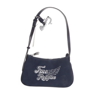 True Religion, Umhängetasche, Damen, Blau, 23, 4, 14 cm #74p