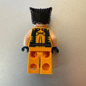 LEGO Marvel Wolverine Super Heroes Minifigure sh0017 with Hair Dark Blue Hands