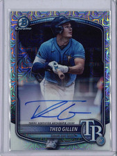 2025 Bowman Chrome Theo Gillen Mojo Autograph