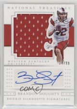2016 Panini National Treasures Collegiate 34/99 Brandon Doughty #127 Auto 3j2