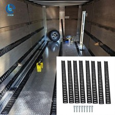New Black Eight 5 E-track Tie-down Rail Powder-coated Steel E-track Tie-downs