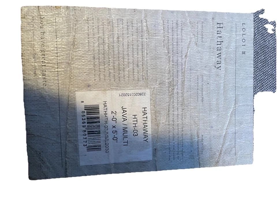 Tapete de corredor robusto 2,5’x7’ - Lavável + antiderrapante - Imagem 2 de 2