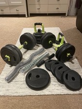 Strongway Adjustable 6-in-1 Dumbbell Barbell Kettlebell Push Up Set 40kg