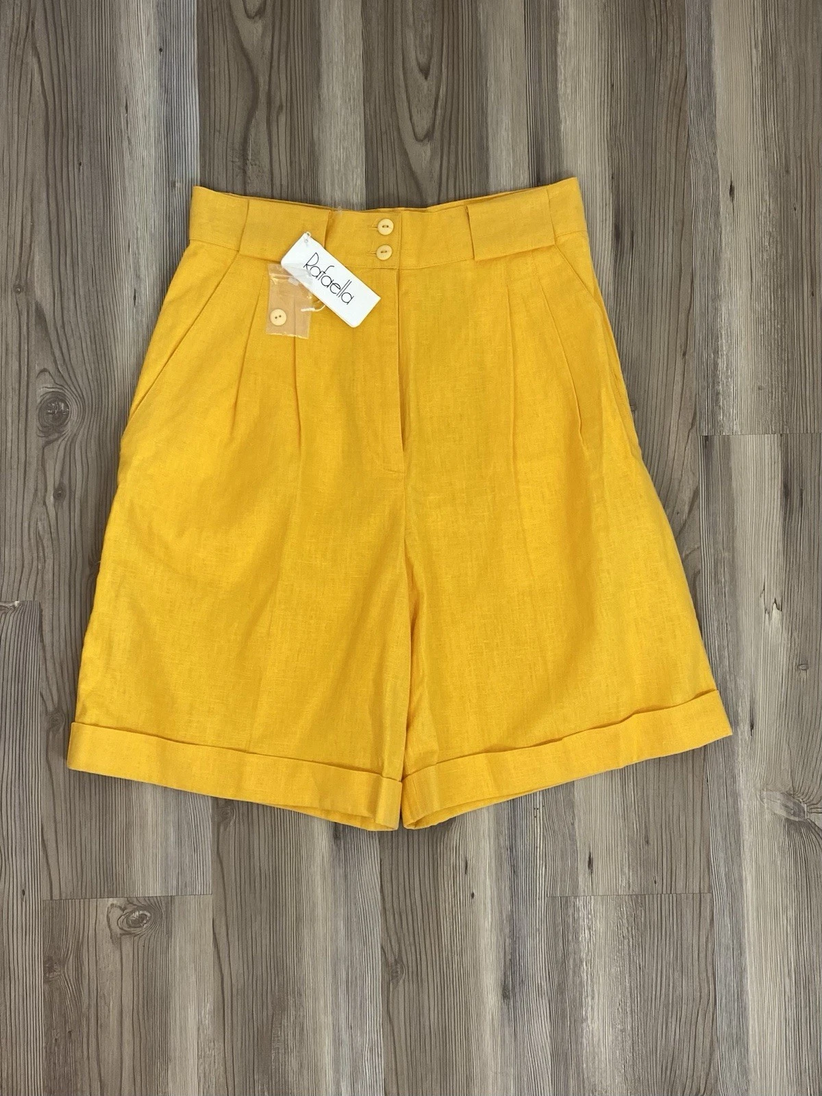 Deadstock Vintage Rafaella Tailored High Rise Shorts 10 Golden 90’s Retro Resort
