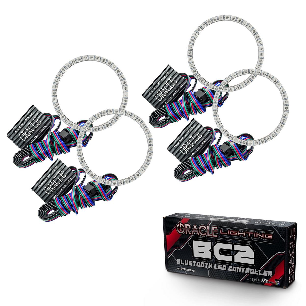 Oracle Headlight Halo Ring Emitter Set - 2001 thru Fits 2010 Lamborghini Murciel