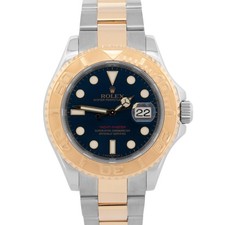 Rolex Yacht-Master 40mm BLUE 18K Two-Tone 18K Yellow Gold Steel 16623 Watch