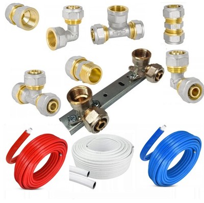Schraubfitting, Aluverbundrohr, Mehrschichtverbundrohr, DVGW Rohr PEX 16-32