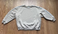 Adidas Originals Adicolor Classics Sweatshirt Women  s MED Beige Oversized Cotton