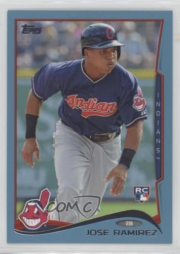 2014 Topps Wal-Mart Blue Jose Ramirez #424 Rookie RC