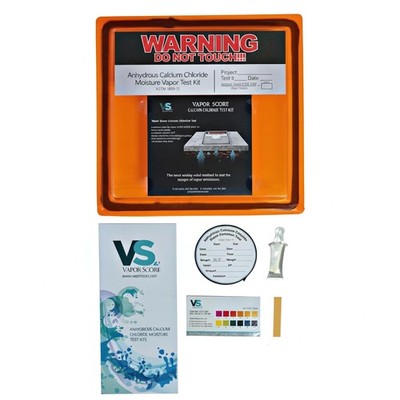 Moisture Tester for Concrete Slab, Calcium Chloride Test Kit   Easy-to-Use Wa...