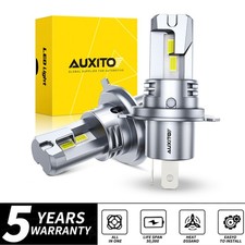 H4 Led Headlight Bulb 6500k 30000lm Highlow Beam Super Bright White Pair M6 H4 Led Headlight Bulb 6500k 30000lm Highlow Beam Super Bright White Pair M6
