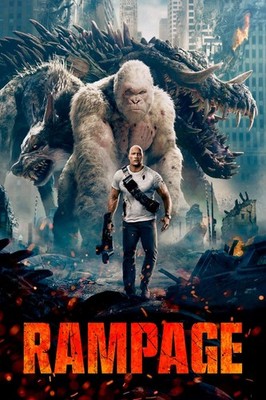 RAMPAGE DWAYNE JOHNSON  MOVIE Poster #7  13x19 inches