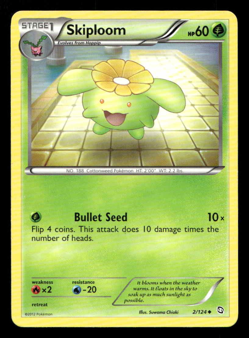 Skiploom Dragons Exalted 2/124 LP Pokemon