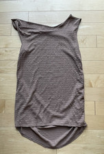 Pretty Little Thing Mocha Textured Boat Neck Sleeveless Body-con Dress Size 22