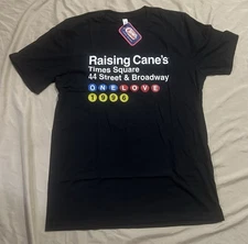 Raising Cane’s NYC Shirt Size Large NY Flagship Subway Tee 
