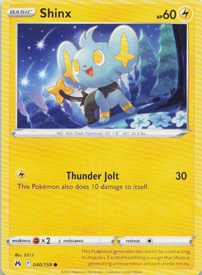 Pokémon Shinx Crown Zenith #40 NM EN