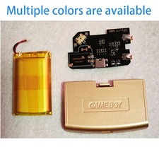 FunnyPlaying For Game Boy Advance Rechargeable Battery 1800mAh USB-C GBA