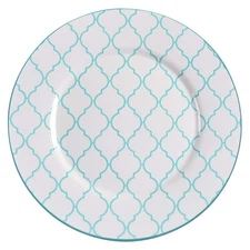 Baum Brothers Moroccan Turquoise Dinner Plate 11224364