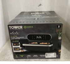 Image of Tower Vortx 11L Air Fryer 2400W Black 8 Programs Timer Temp Control