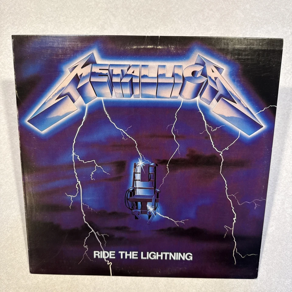 METALLICA Ride The Lightning 1984 ELEKTRA SRC MASTERDISK HW NM STUNNER!!! - Image 2 of 4