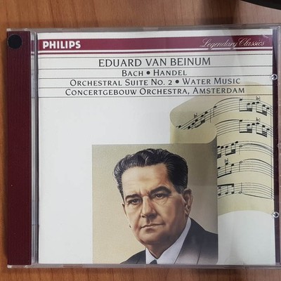 EDUARD VAN BEINUM bach / handel FULL SILVER WGER EX/VG+ (CD Album, Klassik)